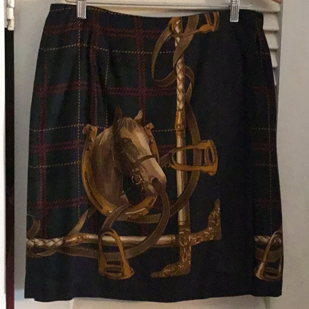 Norton McNaughton plaid skirt